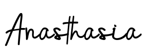 Anasthasia Font Image