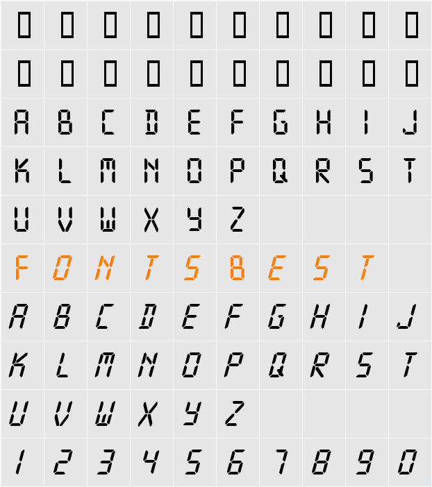 Digital Character Map