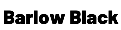 Barlow Black Font Image