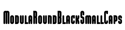 ModulaRoundBlackSmallCaps