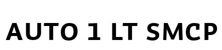 Auto 1 Lt SmCp Font Image