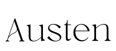 Austen Font Image