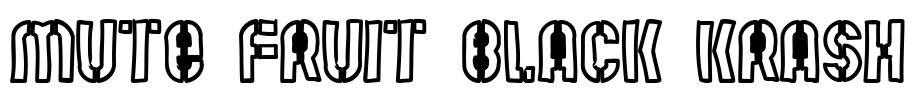 Mute Fruit Black Krash