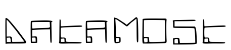 Datamost Font Image