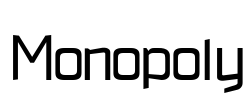 Monopoly Font Image