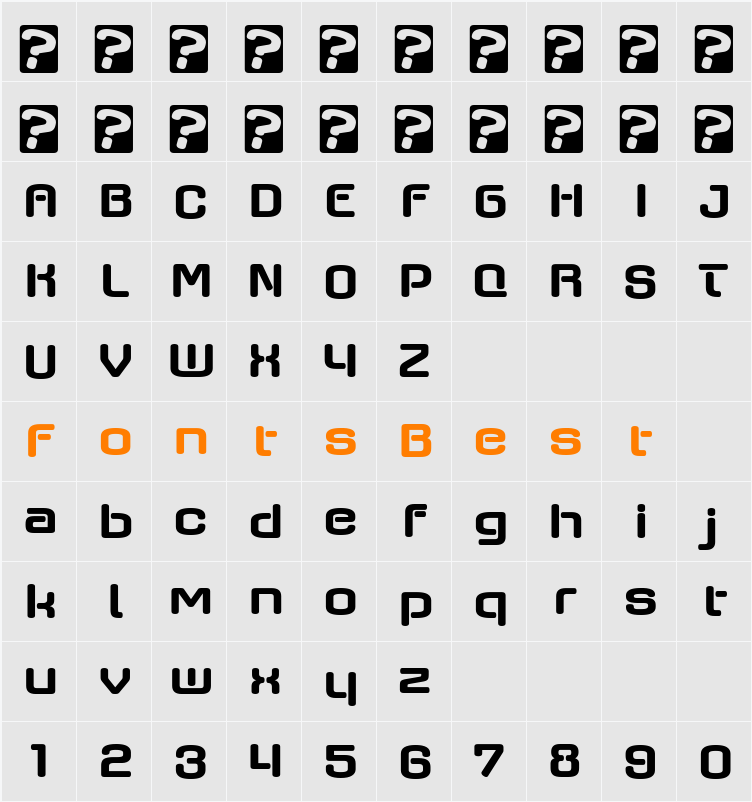 Axaxax Rg Character Map