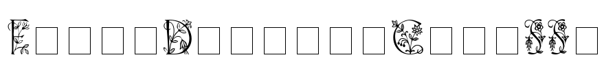 FleurDisplayCapsSSi Font Image