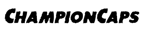 ChampionCaps Font Image