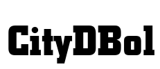 CityDBol Font Image