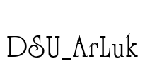 DSU_ArLuk Font Image