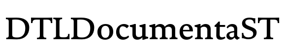 DTLDocumentaST Font Image