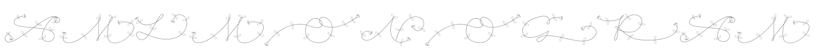 AMLMonogram Font Image