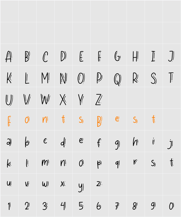 Armanda FREE Character Map