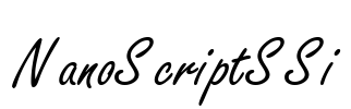 NanoScriptSSi Font Image