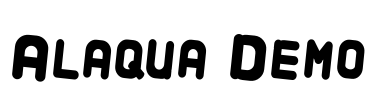 Alaqua Demo Font Image