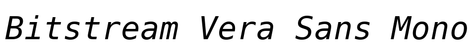 Bitstream Vera Sans Mono