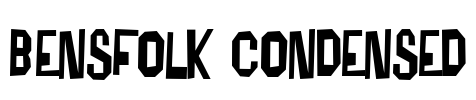 Bensfolk Condensed Font Image