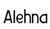 Alehna Font Image