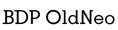 BDP OldNeo Font Image