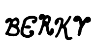 BERKY Font Image