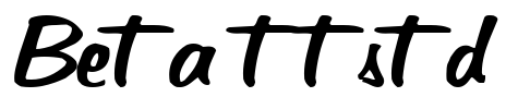 Beta ttstd Font Image