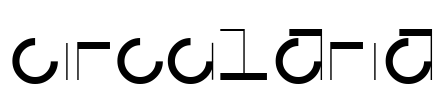 Circularia Font Image