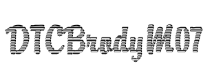 DTCBrodyM07 Font Image