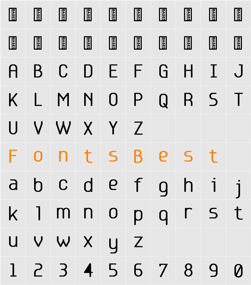 Base 5 Character Map