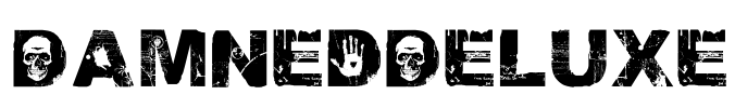 DamnedDeluxe Font Image