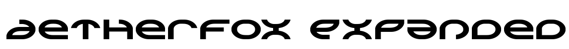 Aetherfox Expanded Font Image