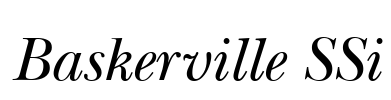 Baskerville SSi Font Image