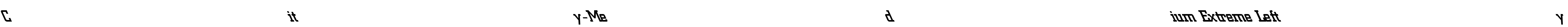 City-Medium Extreme Lefty Font Image