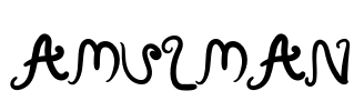 Amulman Font Image