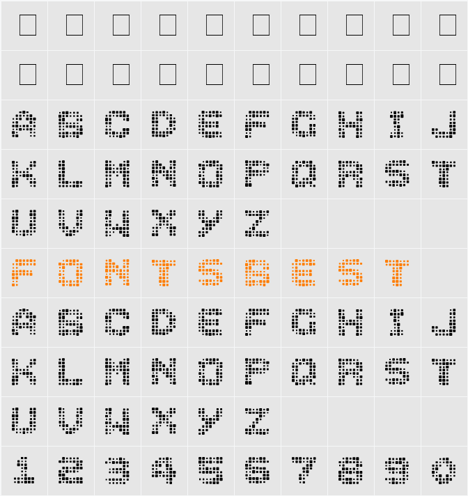 MedicationNeeded Character Map
