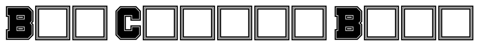 Big Campus Bold Font Image