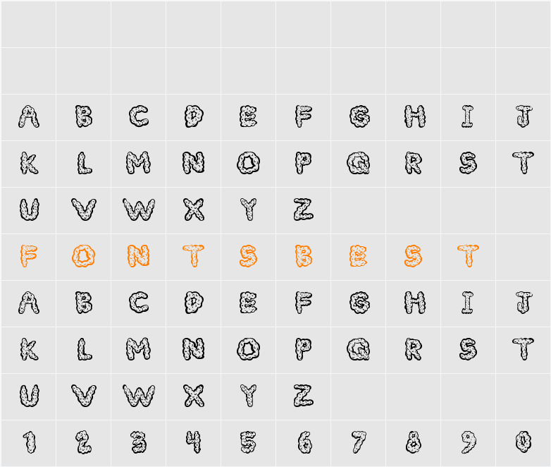 Cloudy Character Map