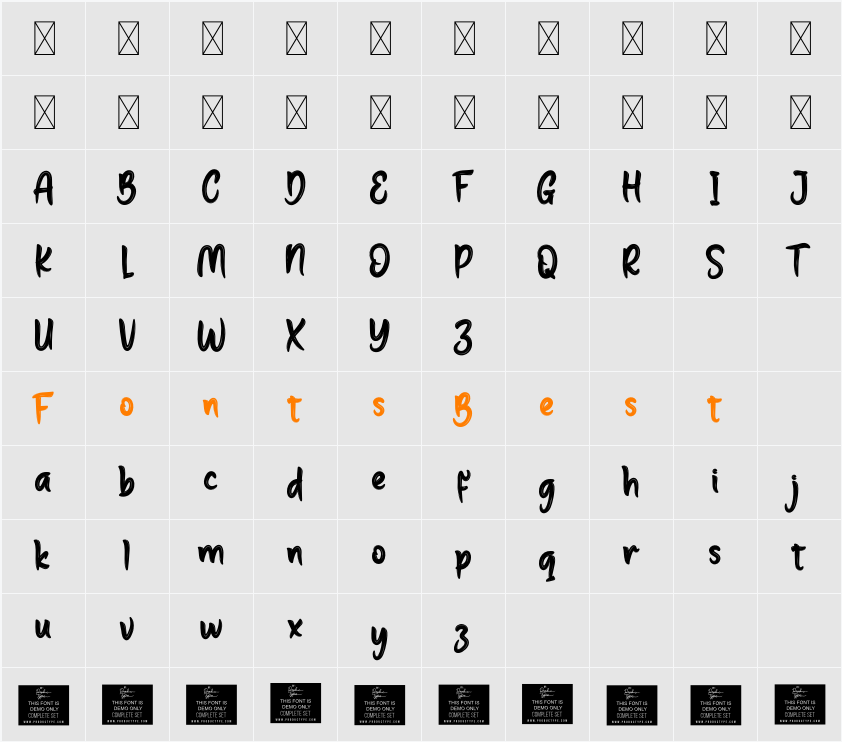 Adefisspersonal Character Map