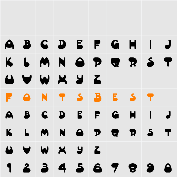 Altamonte NF Character Map