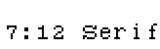 7:12 Serif