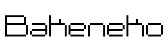 Bakeneko Font Image