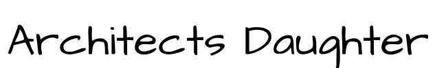 Architects Daughter Font Image