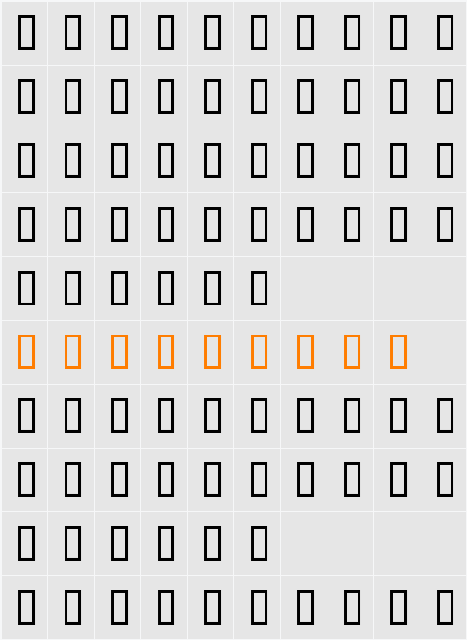 BD Flossy Character Map