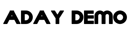 Aday Demo Font Image