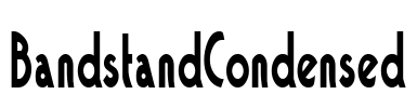 BandstandCondensed Font Image