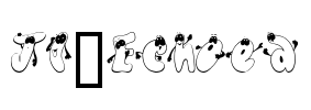 JI-Echoed Font Image