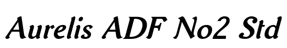 Aurelis ADF No2 Std Font Image