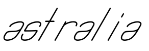 Astralia Font Image
