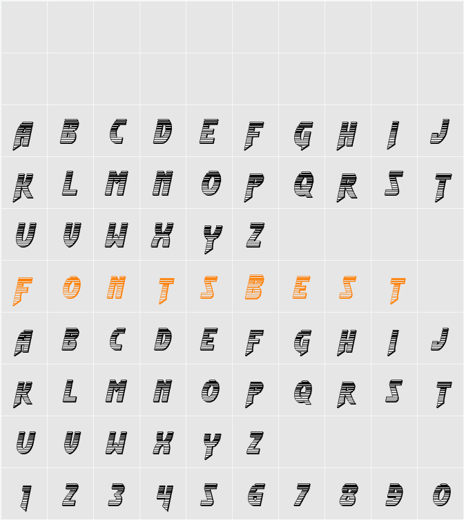 Flash Rogers Chrome Character Map