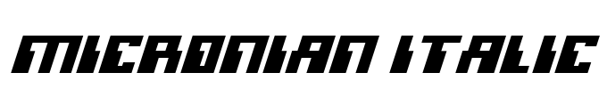 Micronian Italic