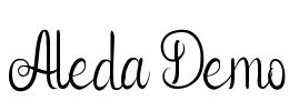 Aleda Demo Font Image